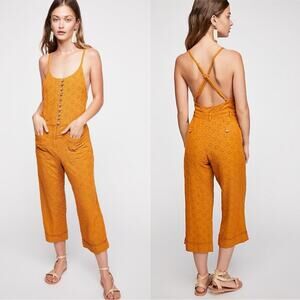 Free People Honeycomb Jumpsuit size 6